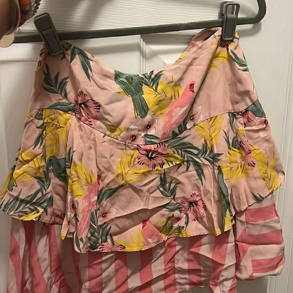 For Love and Lemons - Women's Floral Skirt - Cute Mini Skirt - Size Small